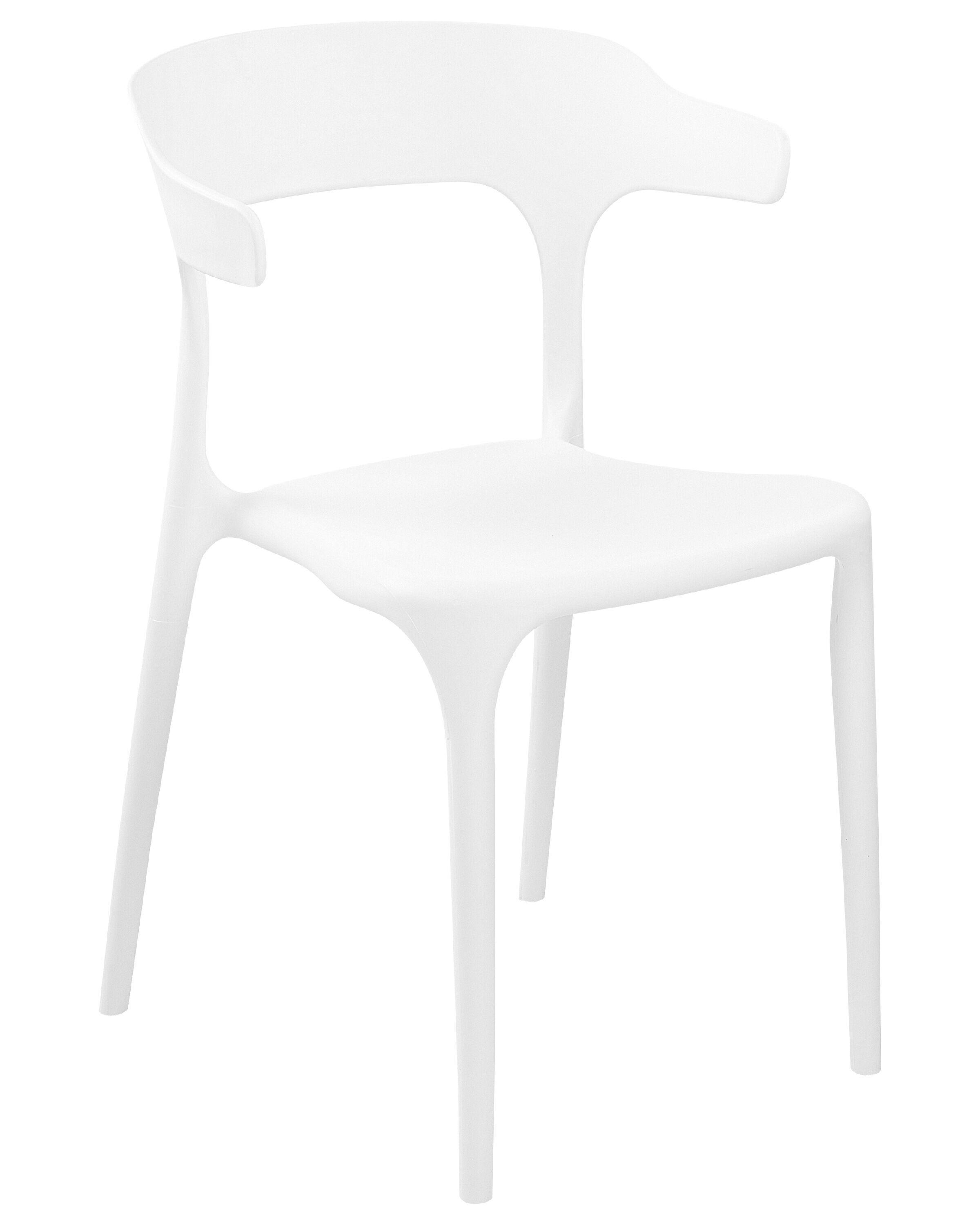 Beliani Lot de 8 chaises en Polypropylène Moderne GUBBIO  