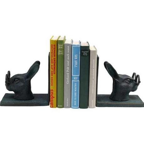 KARE Design Serre-livres Smart Rabbit (lot de 2)  