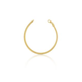 MUAU Schmuck  Bracelet Panzer Gelbgold 750, 3.6mm, 21cm 