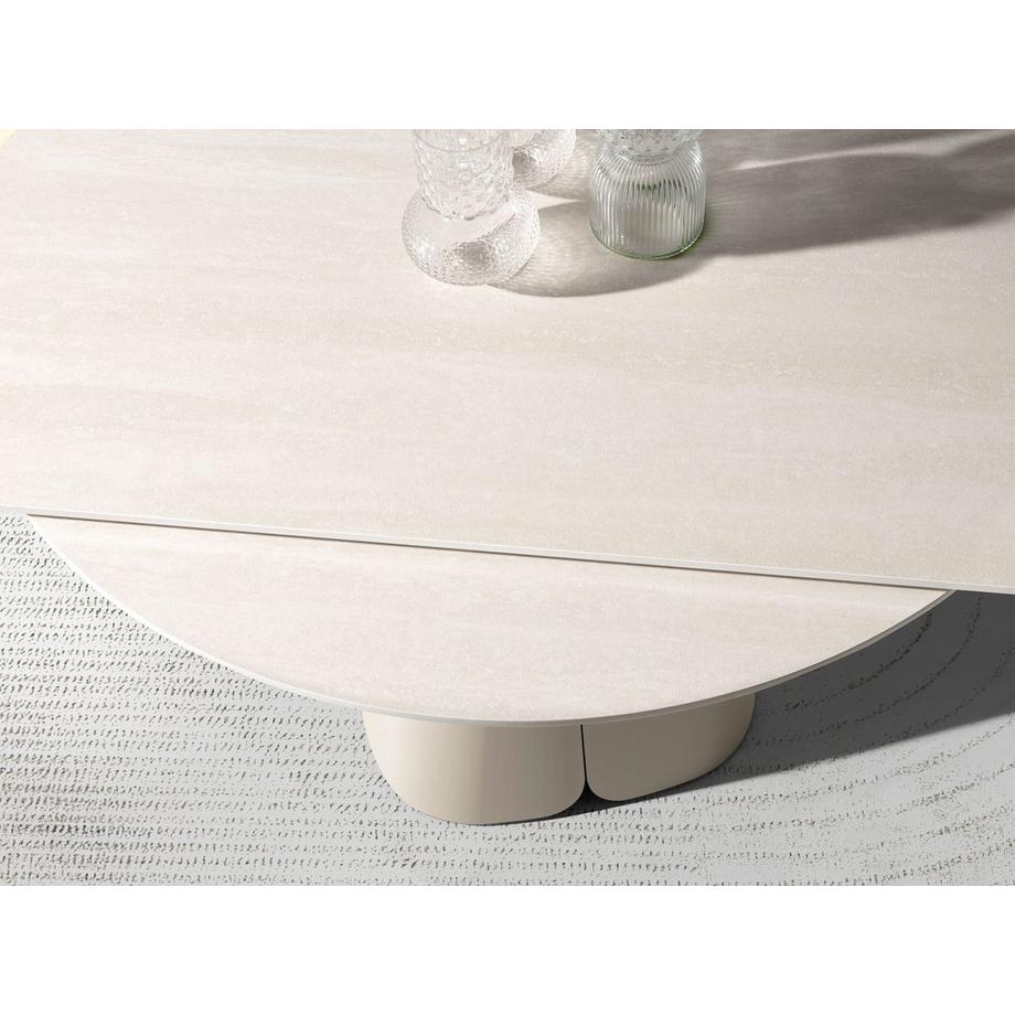 ANGEL CERDA Tavolo da pranzo rotondo allungabile dal design moderno  
