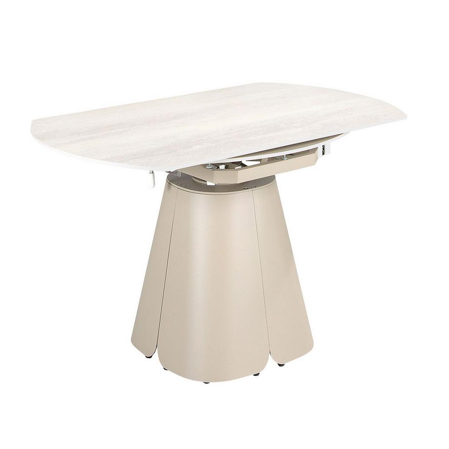 ANGEL CERDA Tavolo da pranzo rotondo allungabile dal design moderno  