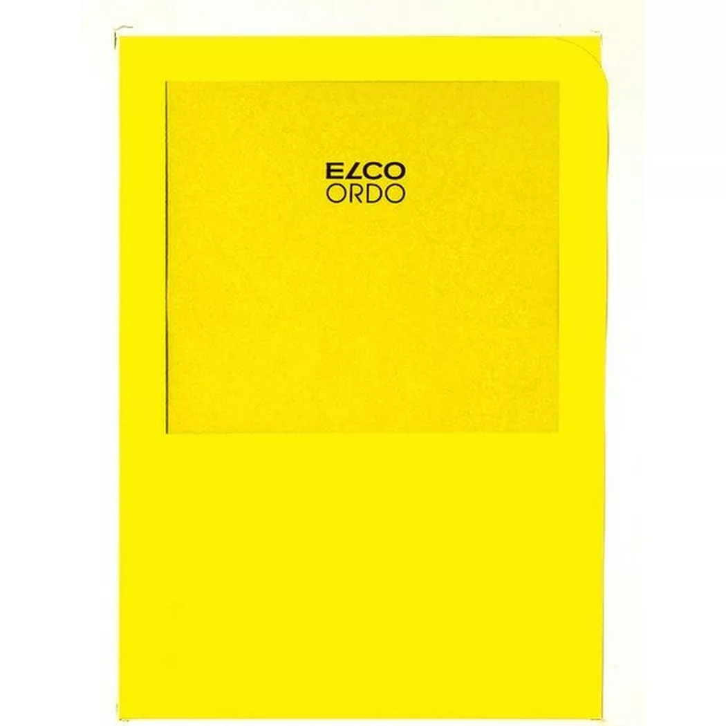 elco – Organisationsmappen Ordo A4 29464.72 intensivgelb 100 Stück, One Size