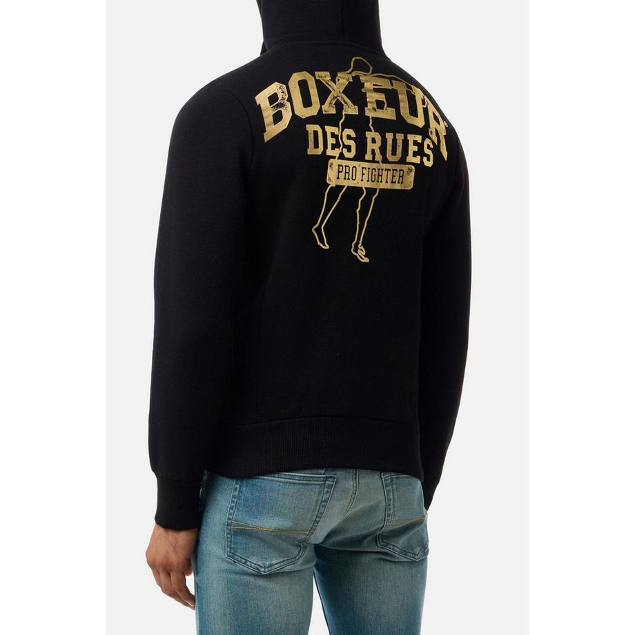 BOXEUR DES RUES Veste de sweat à capuche fermeture éclair intégrale  