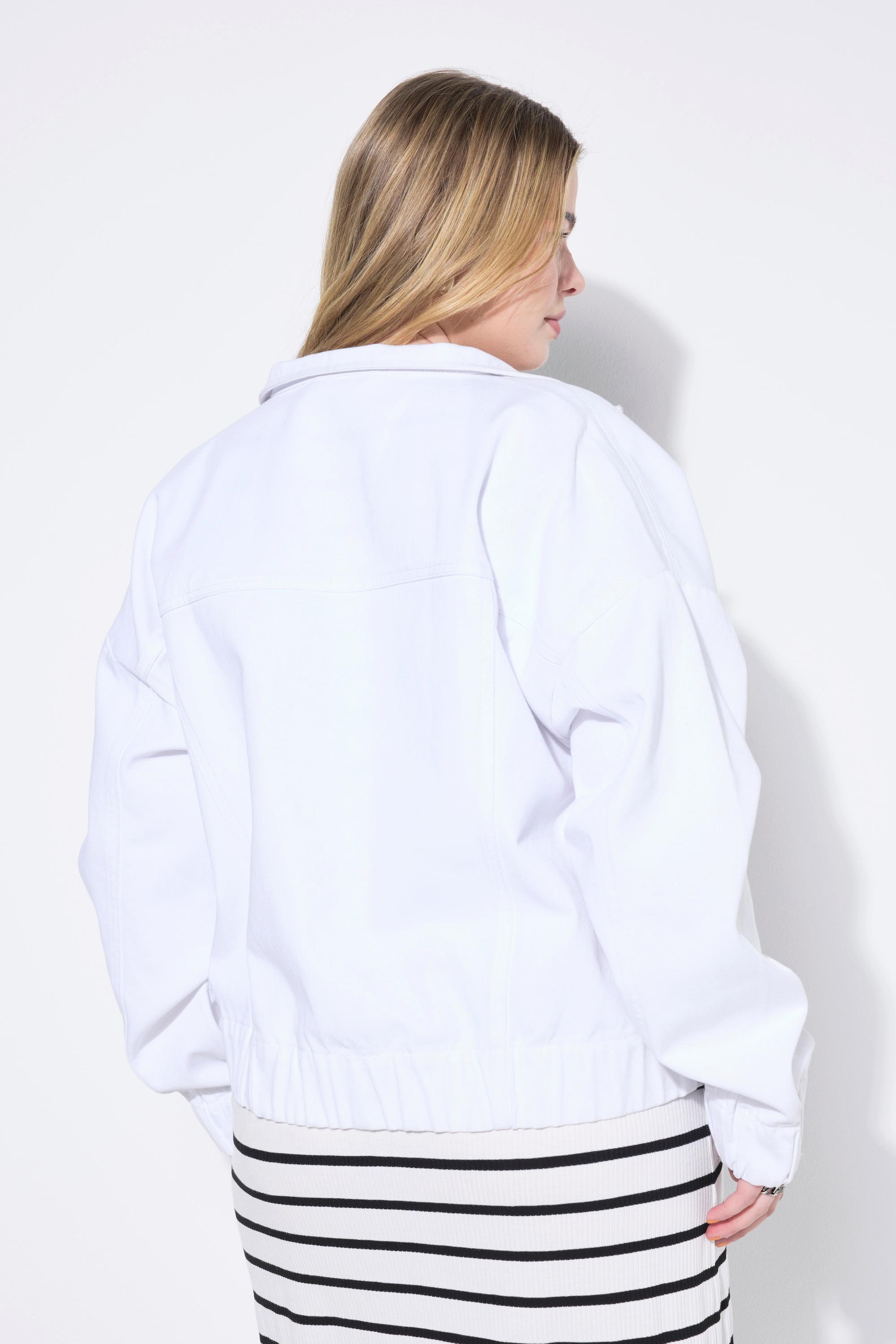 Studio Untold Blusotto in denim oversize Orlo elastico  