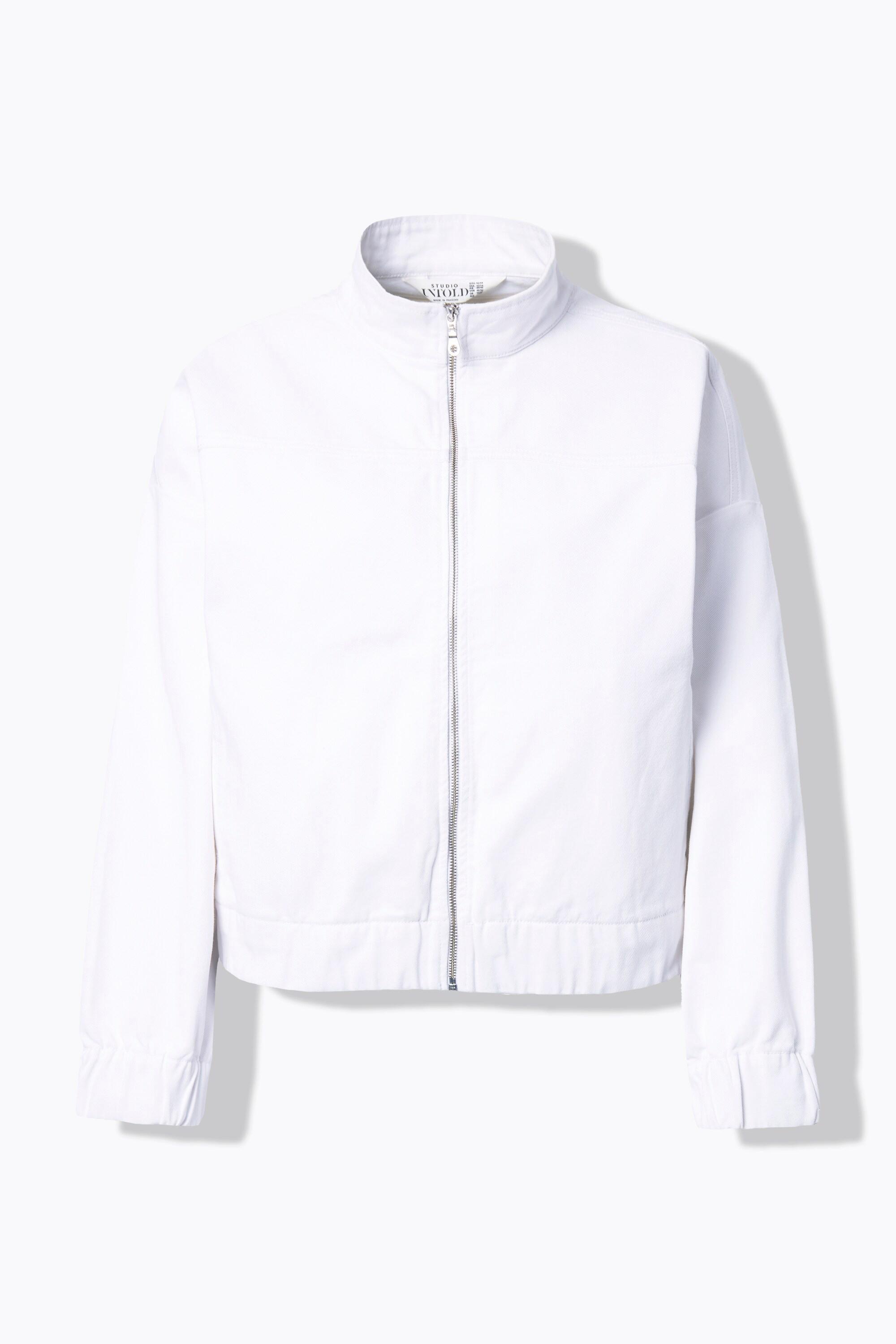 Studio Untold Blusotto in denim oversize Orlo elastico  