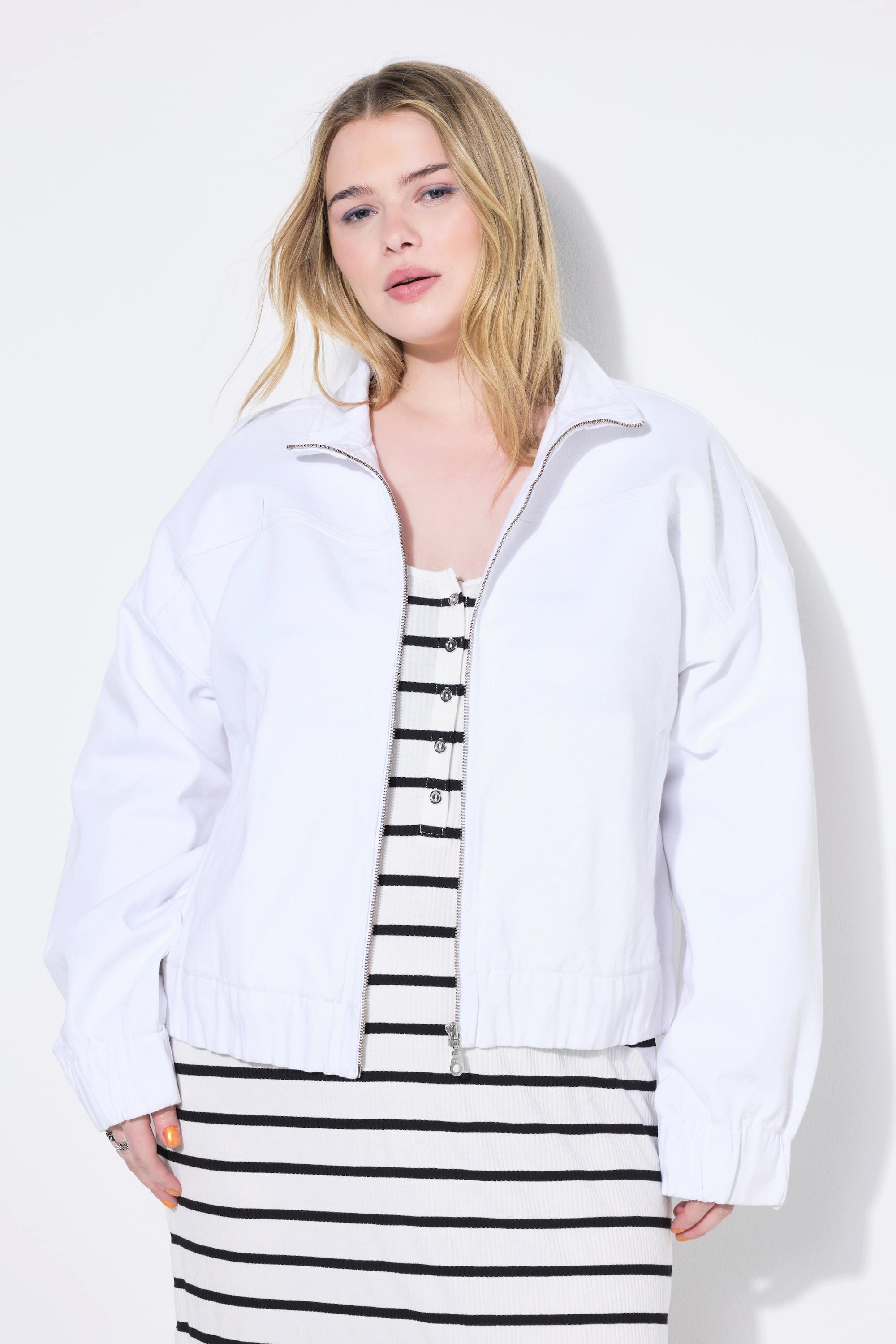 Studio Untold Blusotto in denim oversize Orlo elastico  