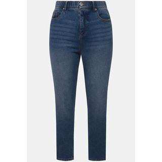 Studio Untold  Jean Mom# large à taille haute et élastique, 5 poches 