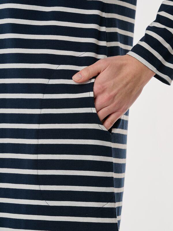 Schiesser Camicia da Notte a Maniche Lunghe a Righe  