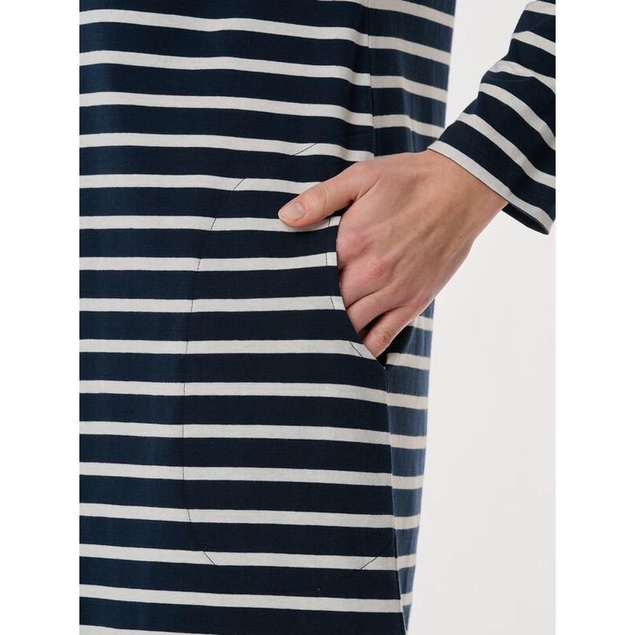 Schiesser Gestreiftes Langarm Nachthemd  