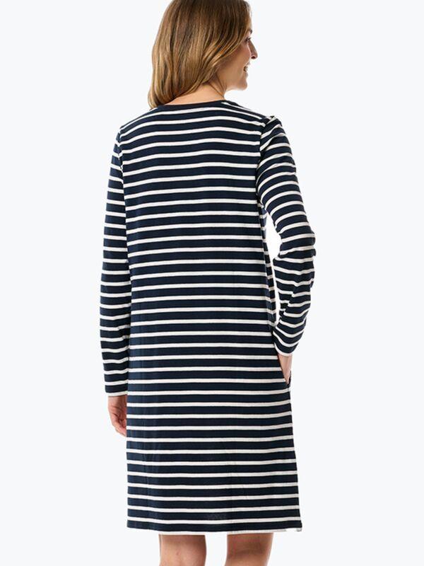 Schiesser Camicia da Notte a Maniche Lunghe a Righe  