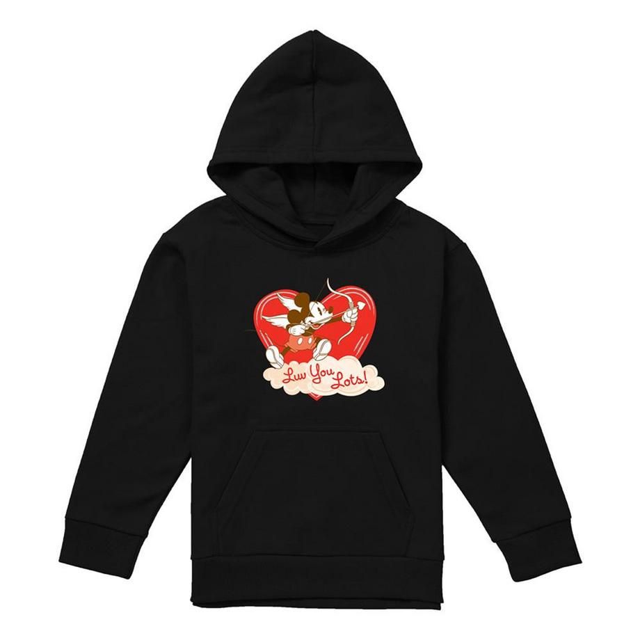 Sweat À Capuche Saintvalentin Motif Mickey Mouse Luv You Lots!