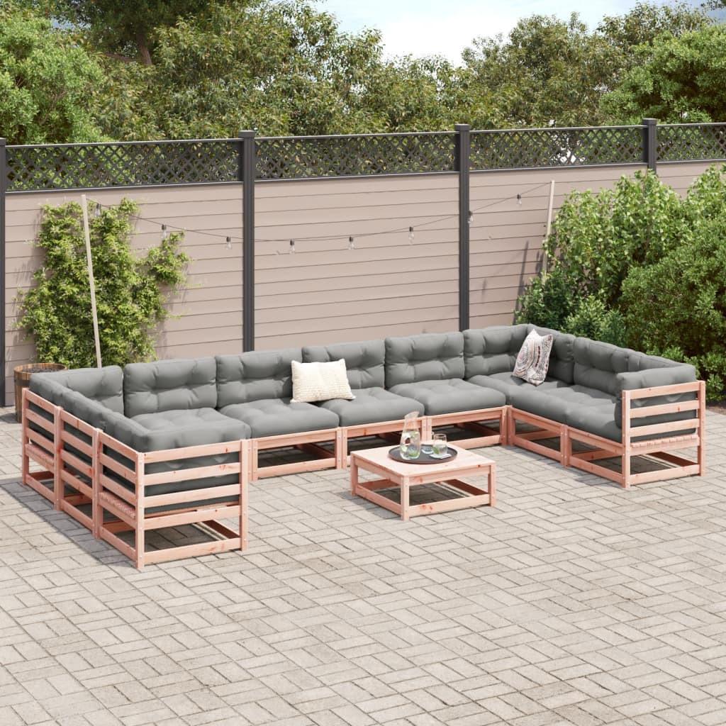 VidaXL set divano da giardino Legno di douglas  