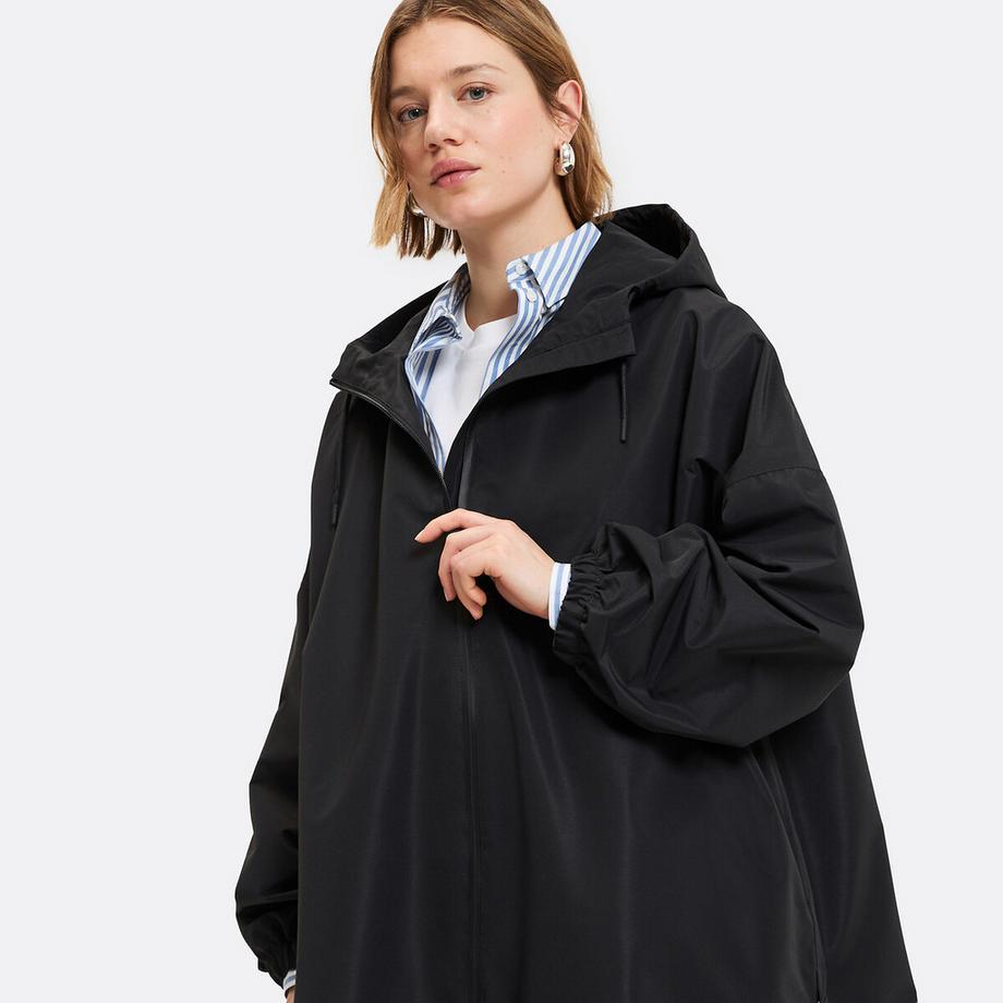 La Redoute Collections Coupe-vent Oversize Maxi Long à Capuche  