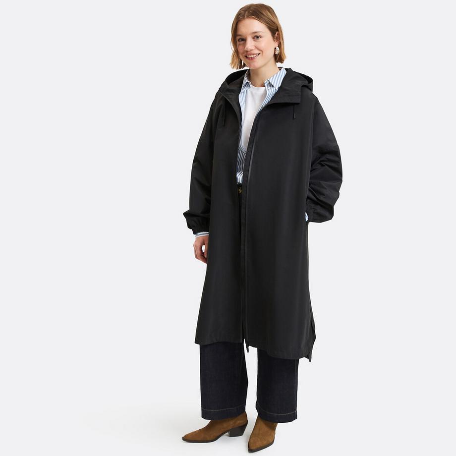 Coupe-vent oversize à capuche