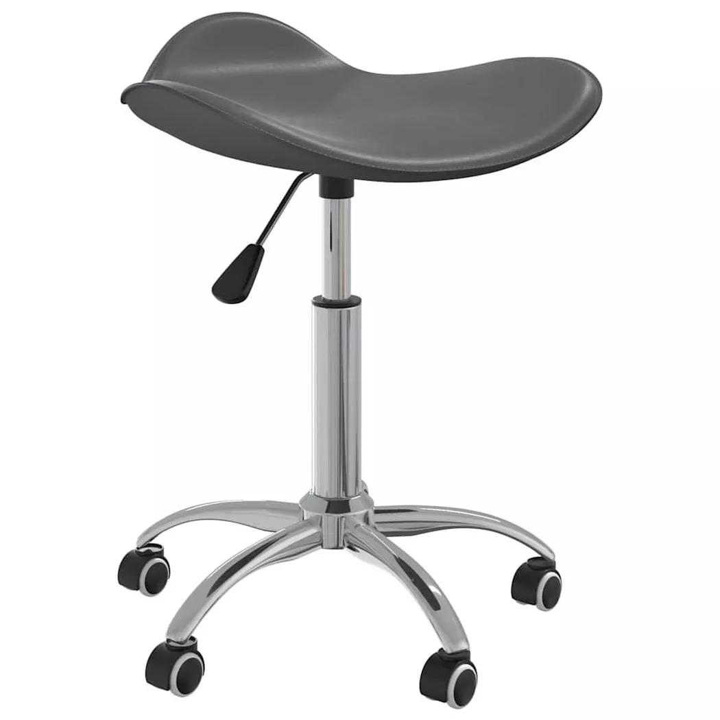 vidaXL Chaise de bureau Gris Similicuir3088560