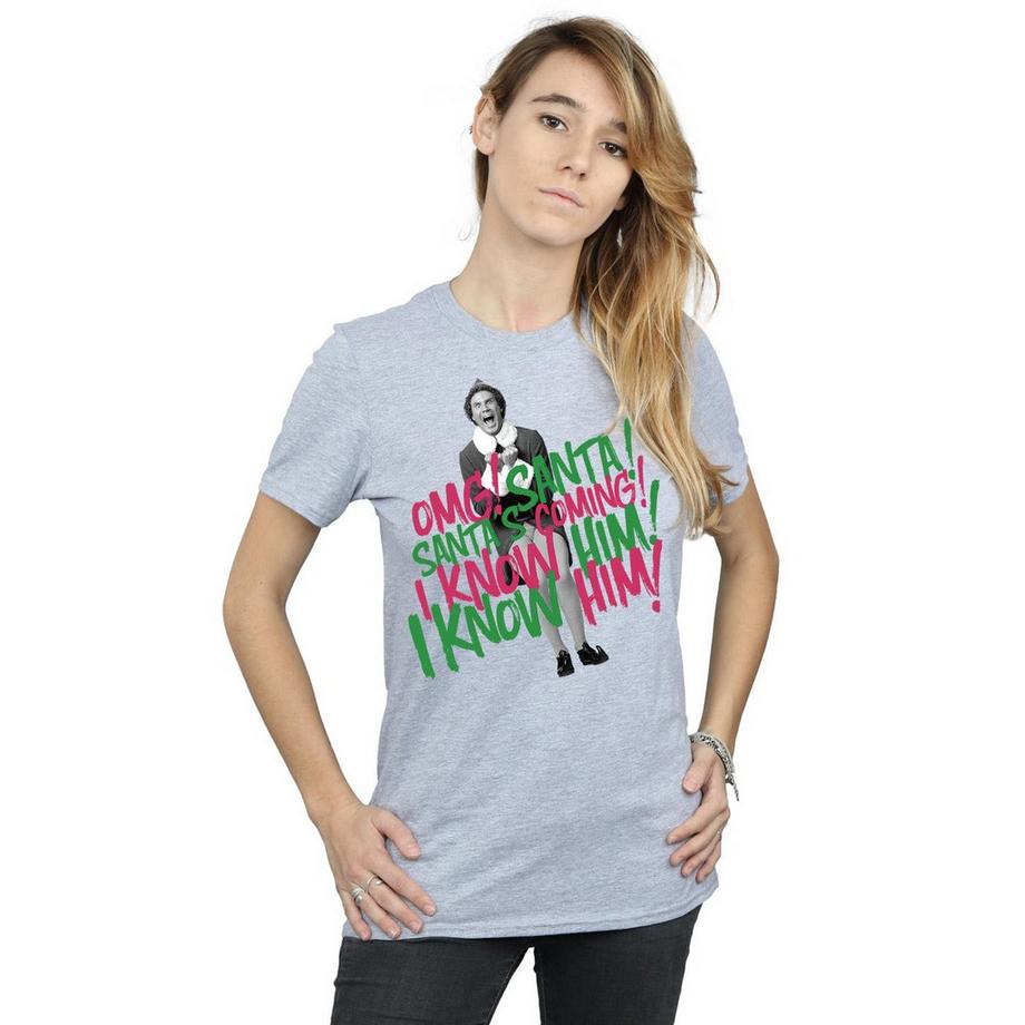 Elf T-shirt Santa's Coming  