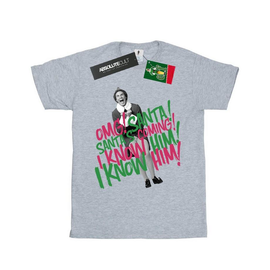 Elf T-shirt Santa's Coming  