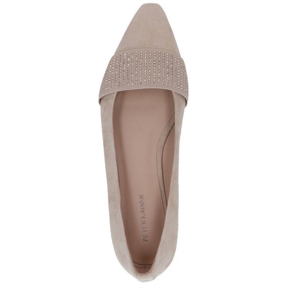 Peter Kaiser Ballerine con punta affusolata e dettaglio strass  