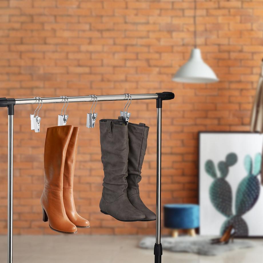 B2X Fermagli per stivali, set doppio da 5  