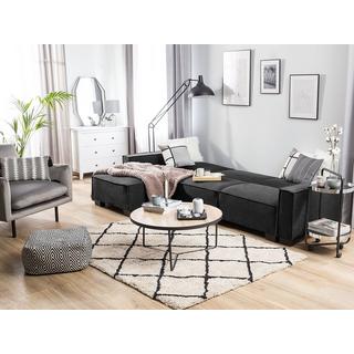 Beliani Ecksofa aus Polyester Modern ROMEDAL  