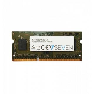 V7  4GB DDR3 PC3-10600 1333MHz SO DIMM Modulo di memoria - 106004GBS-SR 