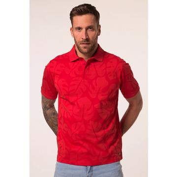 Polo en tissu piqué, manches courtes et imprimé all-over - jusqu'au 8 XL