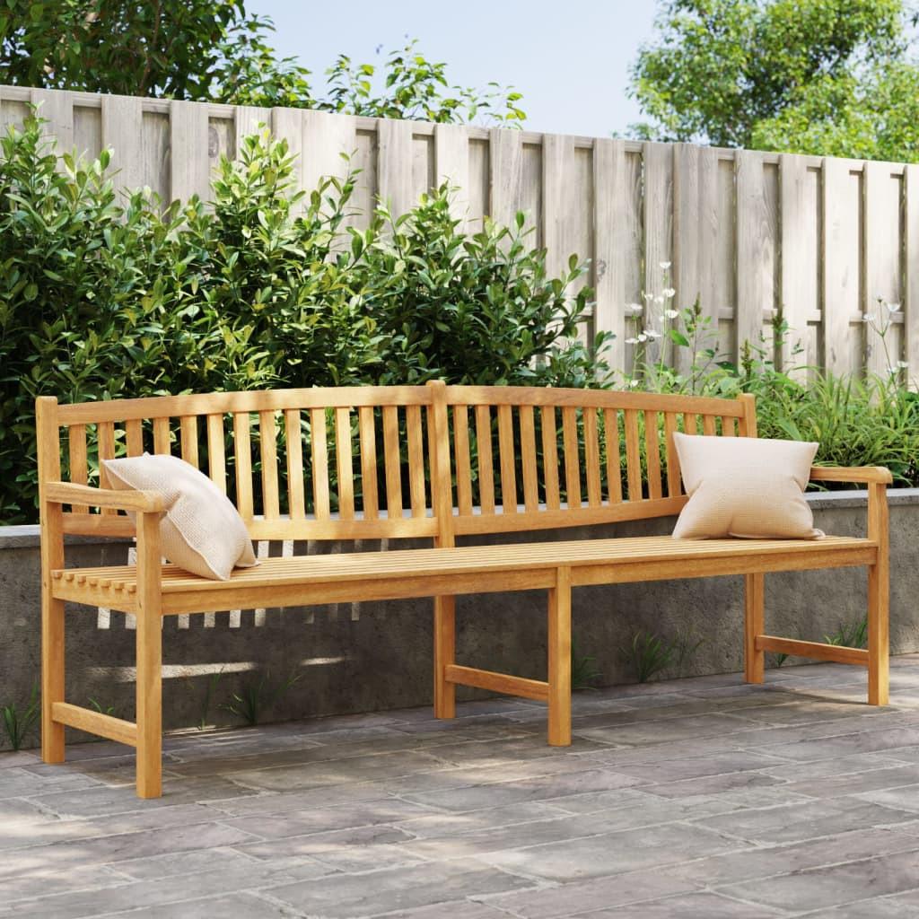 VidaXL Banc de jardin teck  