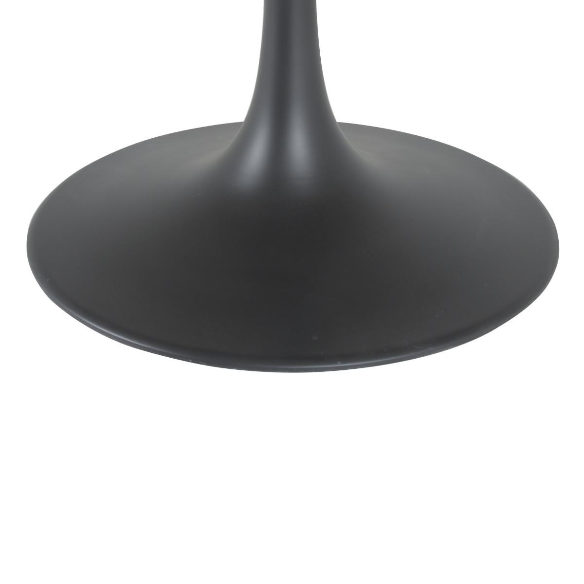 Calicosy Table de salle à manger ovale en marbre blanc L180 cm - TULIPE  