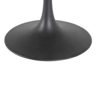 Calicosy Table de salle à manger ovale en marbre blanc L180 cm - TULIPE  