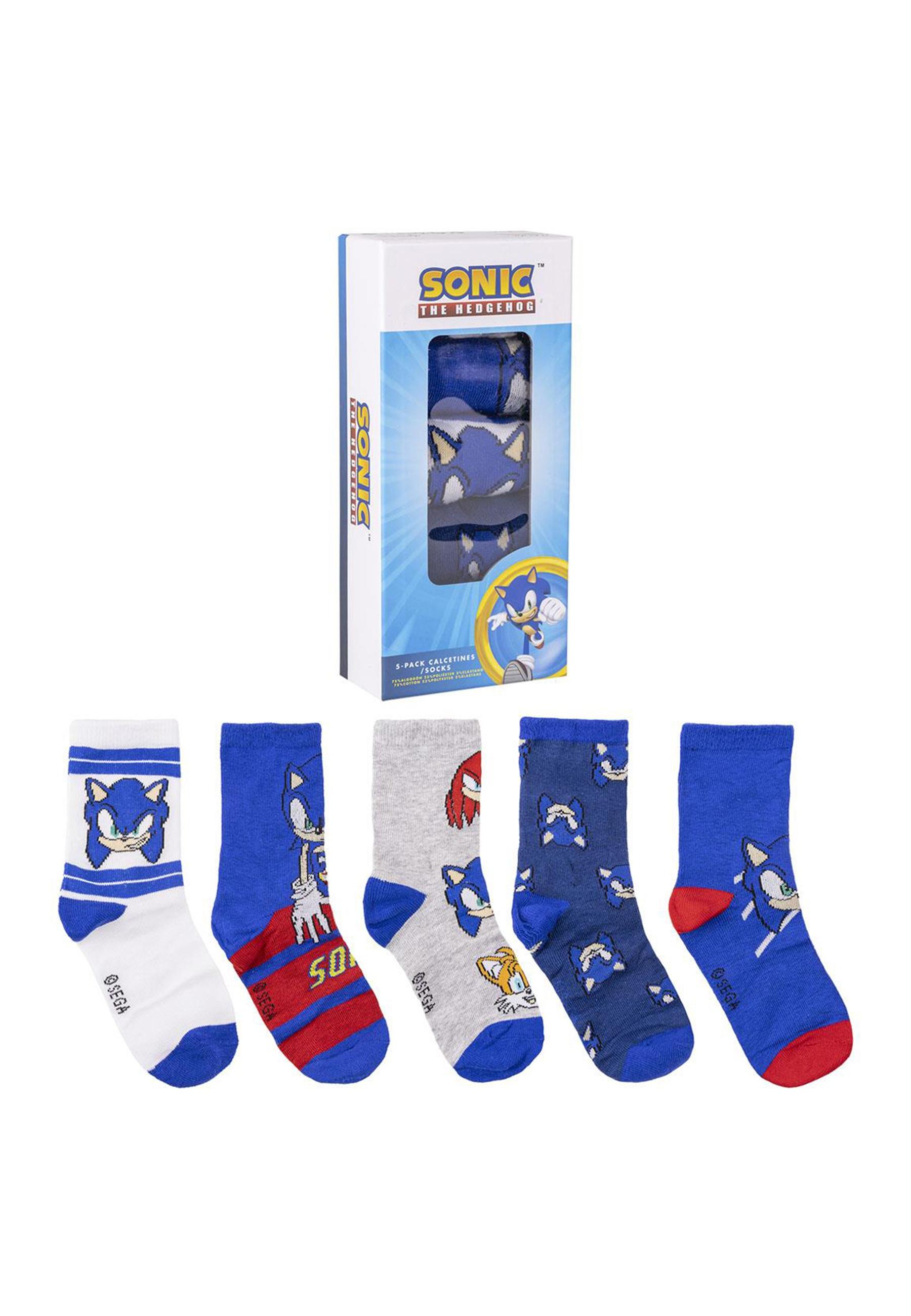 Disney  Socken Pack 5 Stück Sonic 