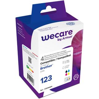 wecare  K10344W4 cartuccia d'inchiostro 4 pz Compatibile Nero, Ciano, Magenta, Giallo 