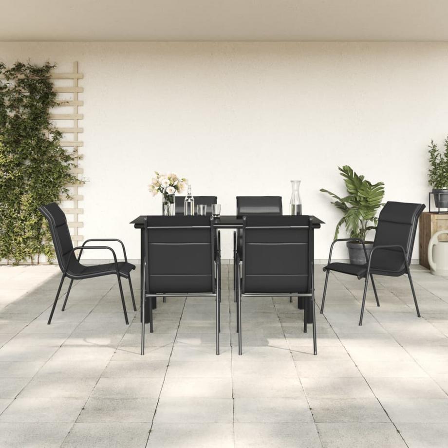 VidaXL set da pranzo da giardino  