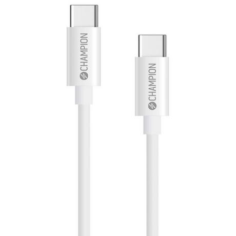 Champion  USB-C-Kabel 60 W 2 m Weiß 