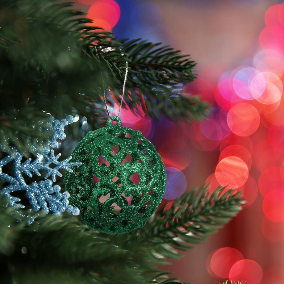 Northix Weihnachtskugeln-Set, 150-teilig  