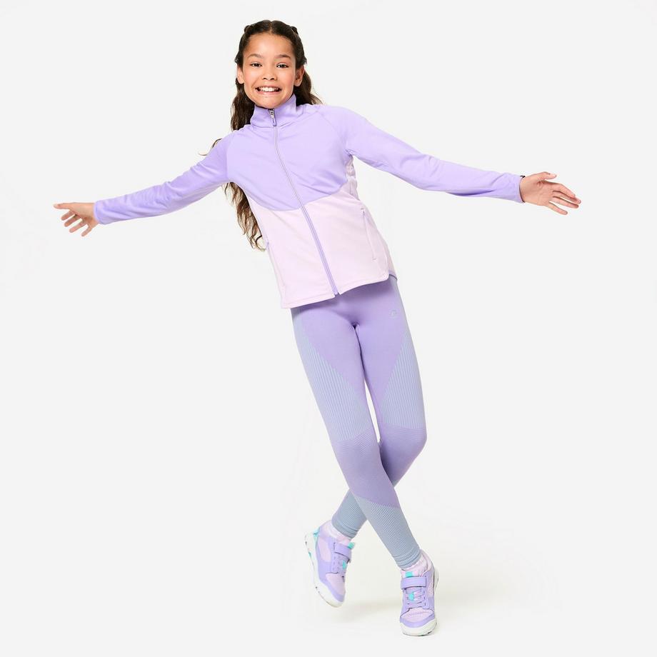 DECATHLON  Legging fille sans couture polyester 