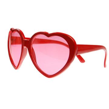 PartyDeco Lunettes Cœurs, rouges