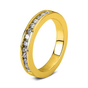 Mémoire-Ring 585/14K Gelbgold Diamant 0.5ct.