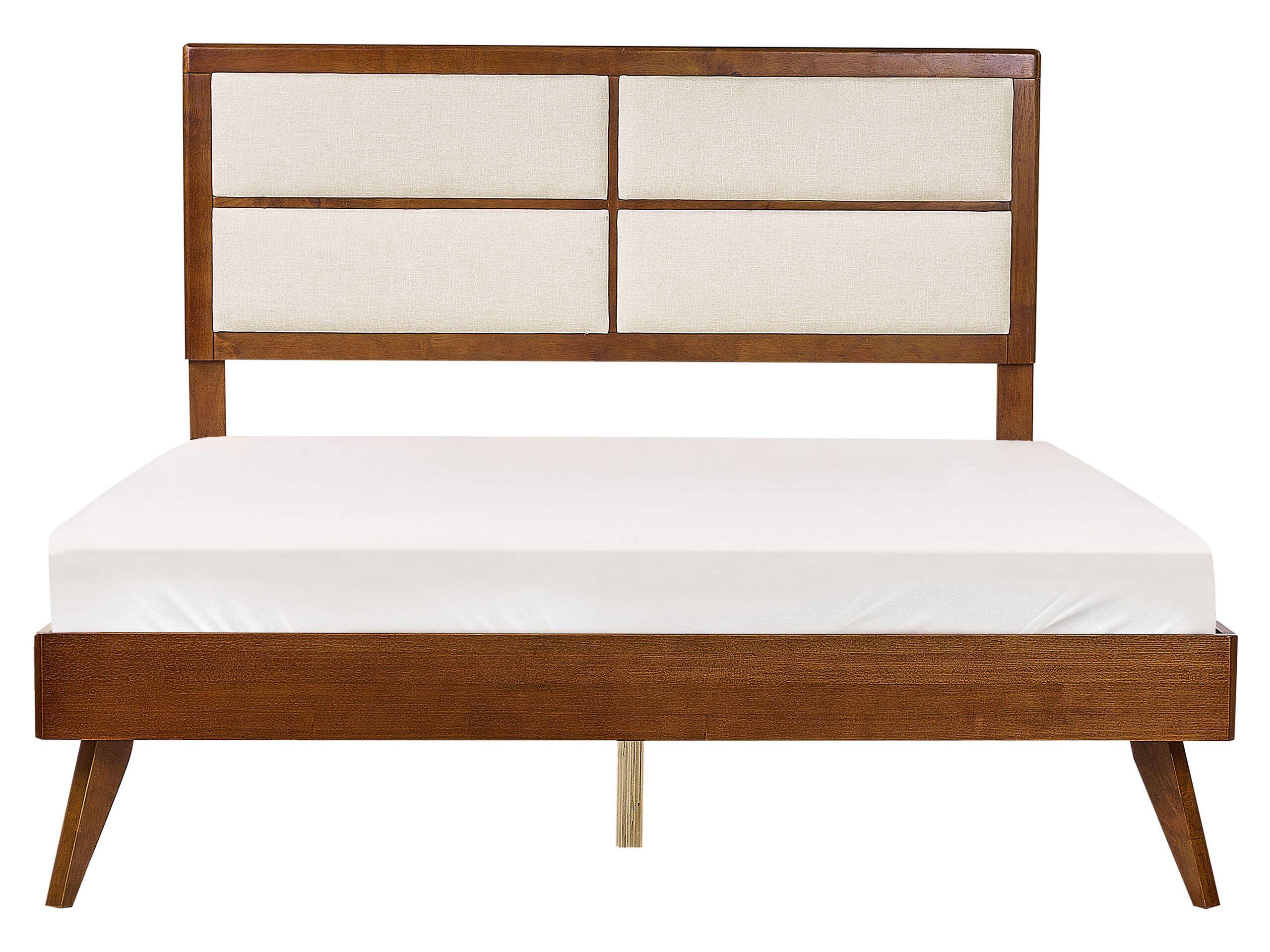 Beliani Bett mit Lattenrost aus MDF-Platte Retro POISSY  