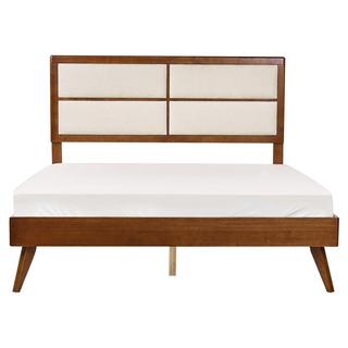 Beliani Bett mit Lattenrost aus MDF-Platte Retro POISSY  