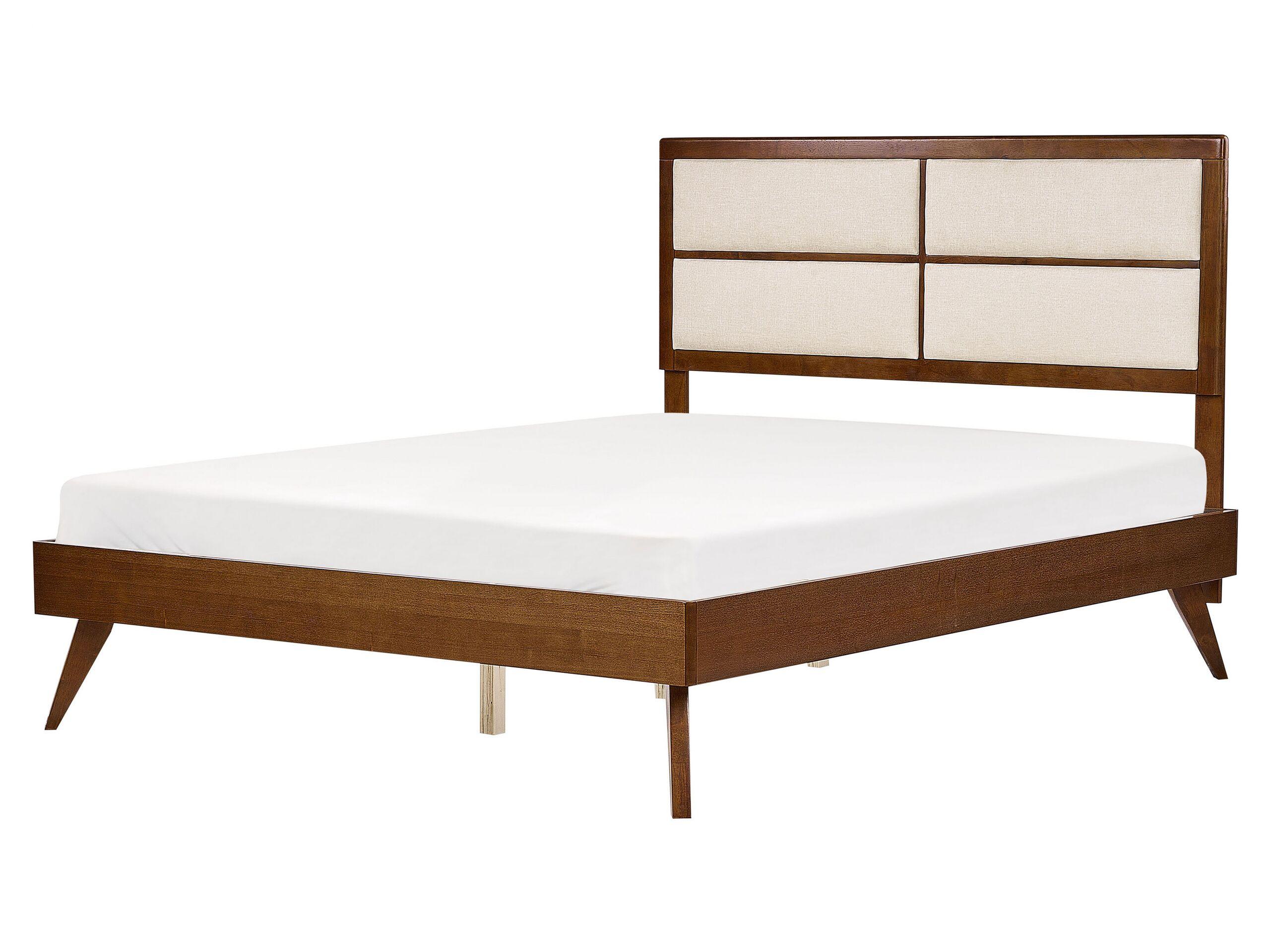 Beliani Bett mit Lattenrost aus MDF-Platte Retro POISSY  