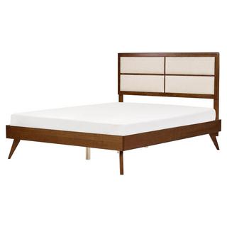 Beliani Bett mit Lattenrost aus MDF-Platte Retro POISSY  