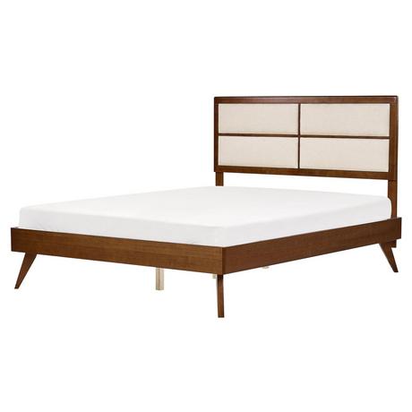 Beliani Bett mit Lattenrost aus MDF-Platte Retro POISSY  