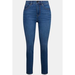 Ulla Popken  Jeans modello Sarah in comodo tessuto elasticizzato con taglio della gamba aderente e cintura comoda 