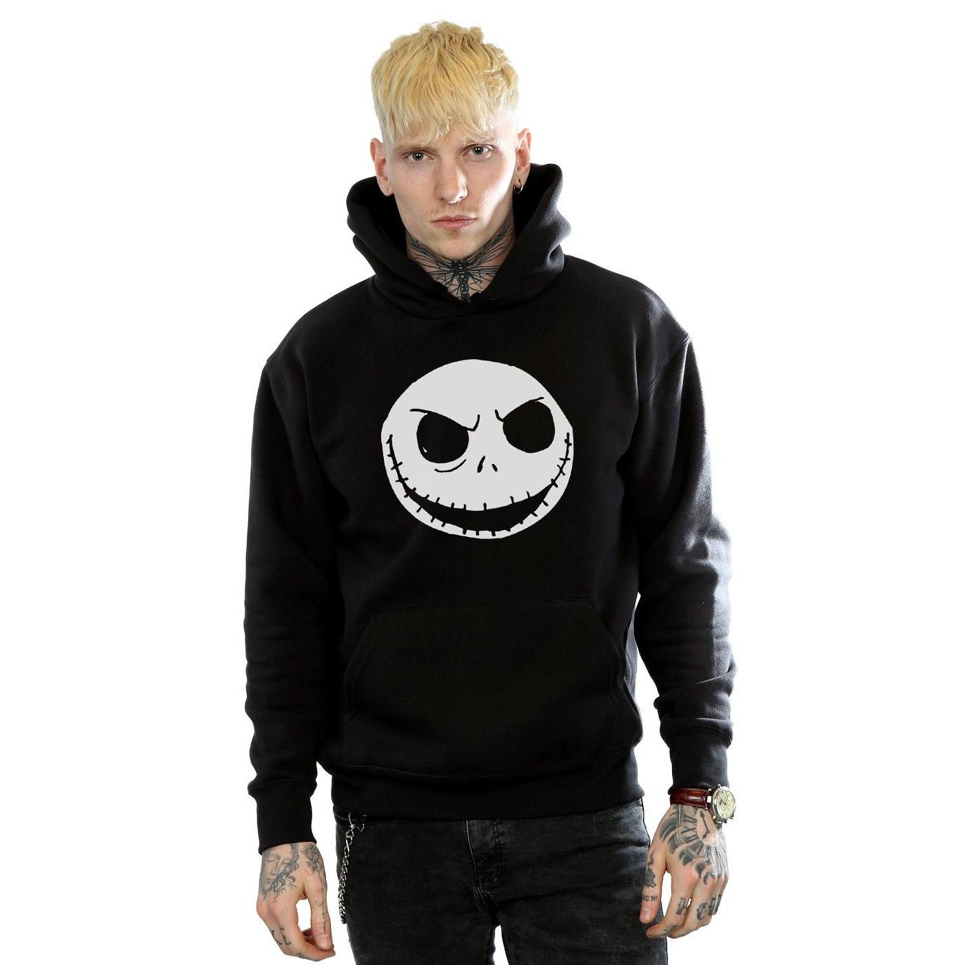 Nightmare Before Christmas Jack Skellington Face Sweat à Capuche  
