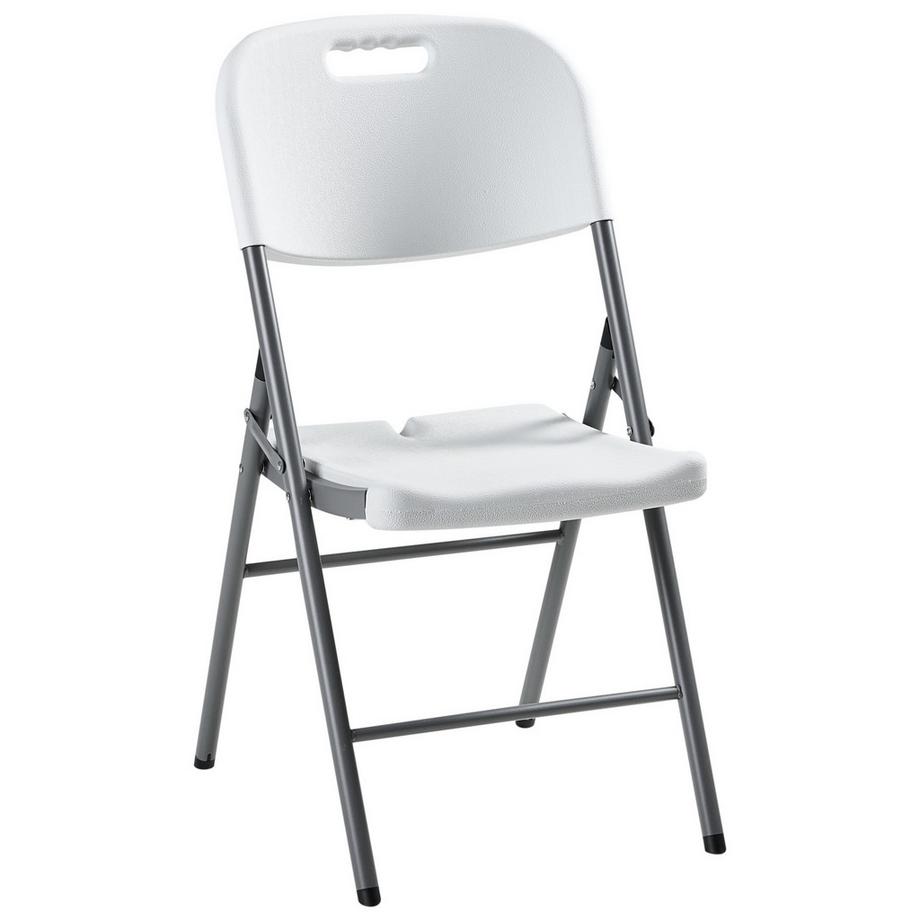 Beliani Gartenmöbel Set für 4 Personen mit 180 cm Tisch aus Kunststoff Modern CUGNOLI  