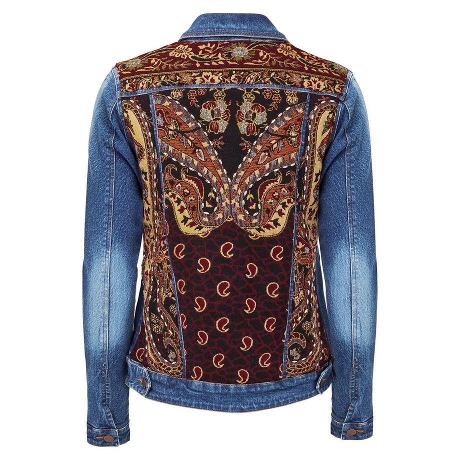 Joe Browns Jeansjacke mit Perlenbesatz am Rücken  