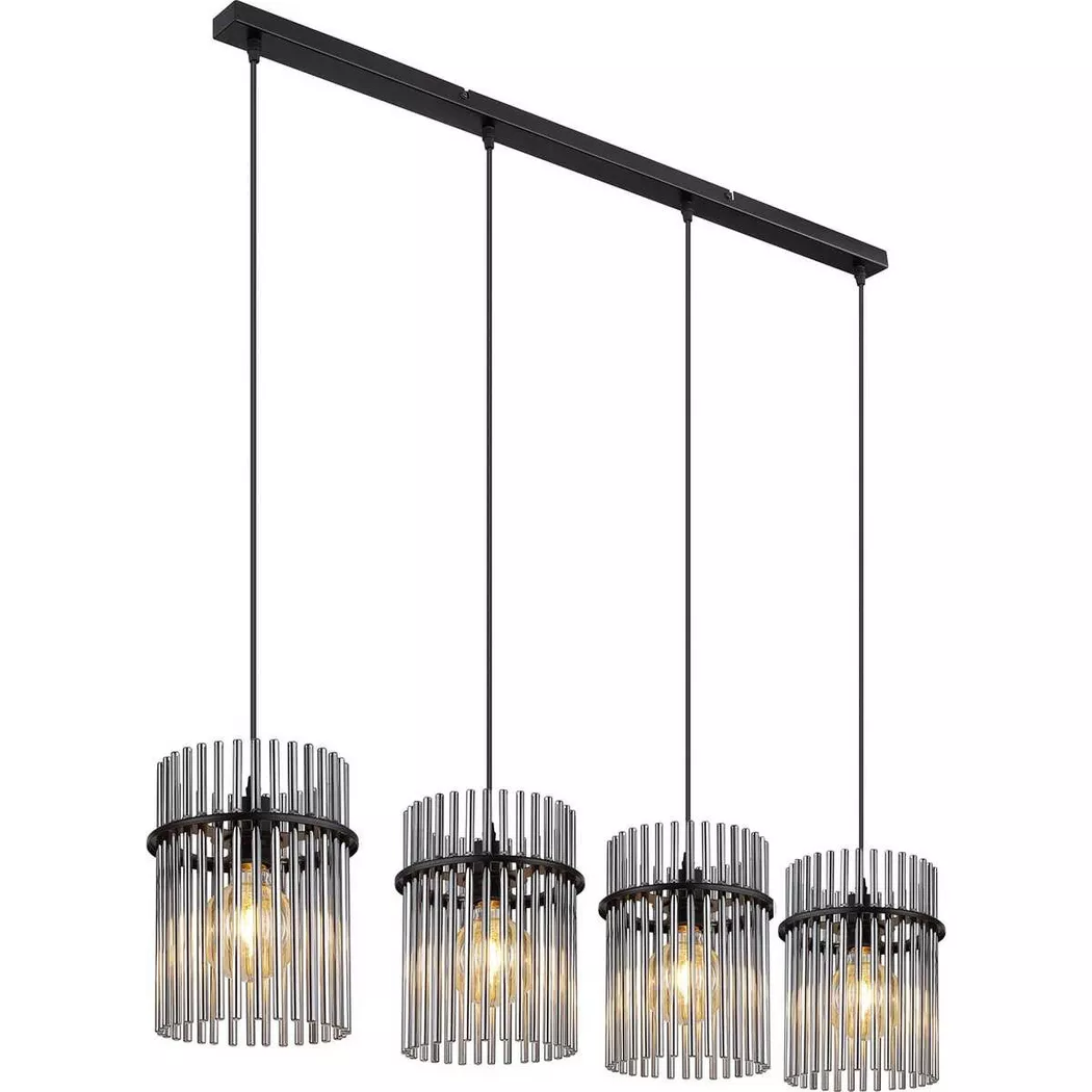 mutoni light – Hängeleuchte Gorley Metall matt 4xE27, One Size