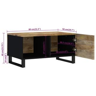 VidaXL Table basse bois  