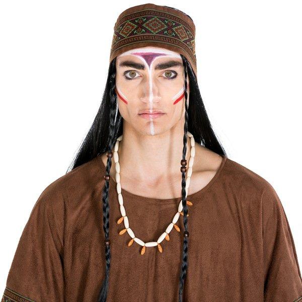 Tectake  Costume da uomo - Indiano Stallone Selvaggio 