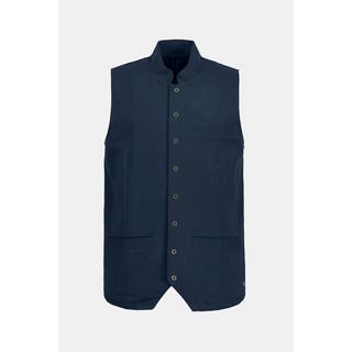 JP1880  Gilet en molleton, style traditionnel bavarois. Col droit et broderie 